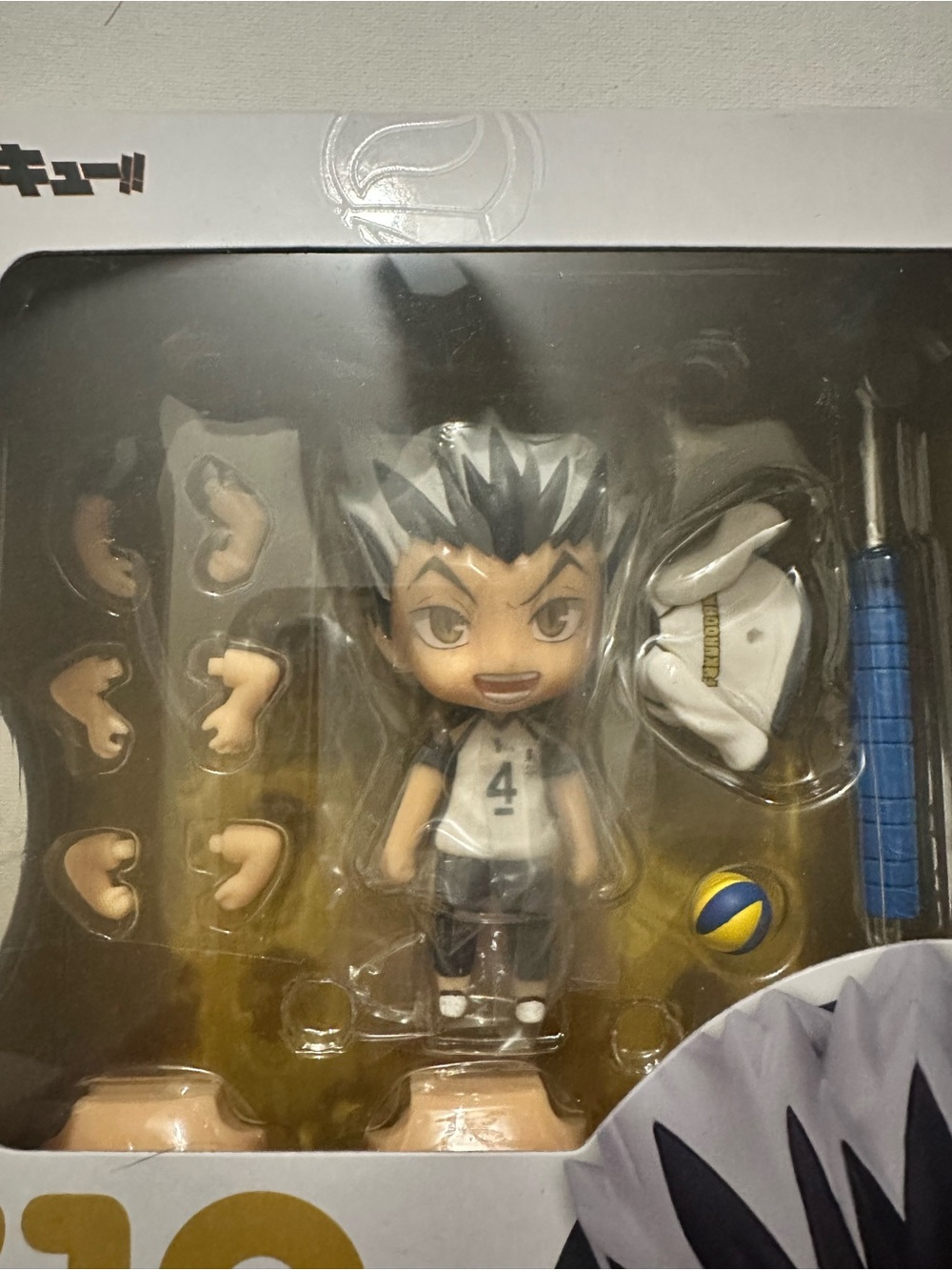 New NENDOROID HAIKYU! 719 BOKUTO KOTARO Action Figure GOOD SMILE 3.5” - Picture 2 of 10